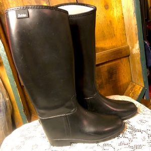 Dublin Tall Equestrian black Riding/rain boots children size 3 Universal